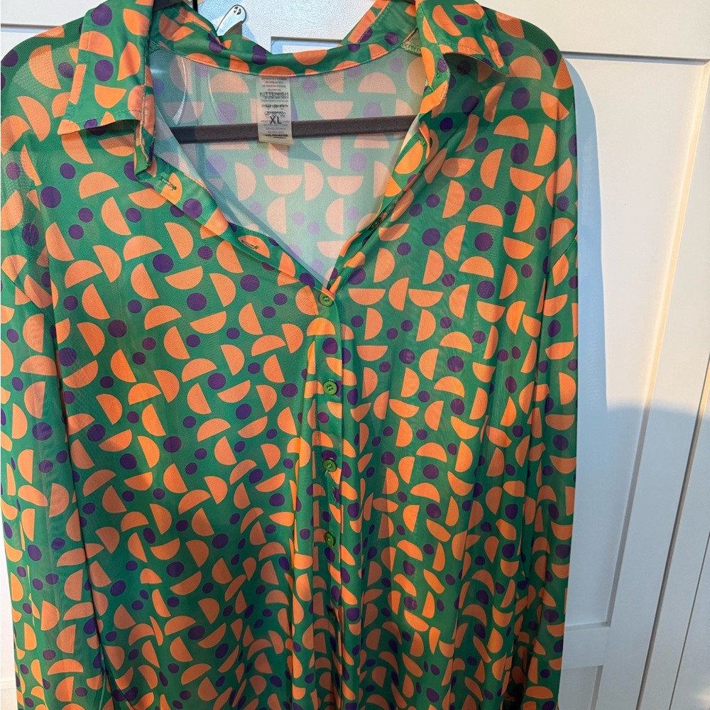 Kittenish Multicolor Patterned Top - Picture 3 of 5